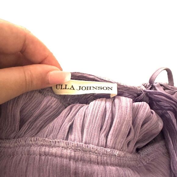 ULLA JOHNSON Freesia Silk Maxi Gown Sz 8 - Picture 7 of 10